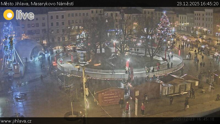 Město Jihlava - Masarykovo Náměstí - 23.12.2025 v 16:45