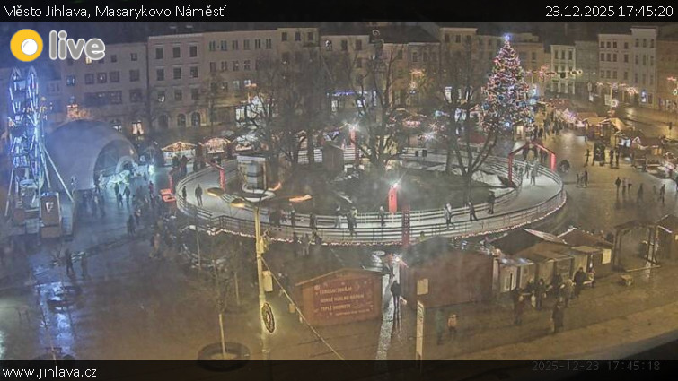 Město Jihlava - Masarykovo Náměstí - 23.12.2025 v 17:45