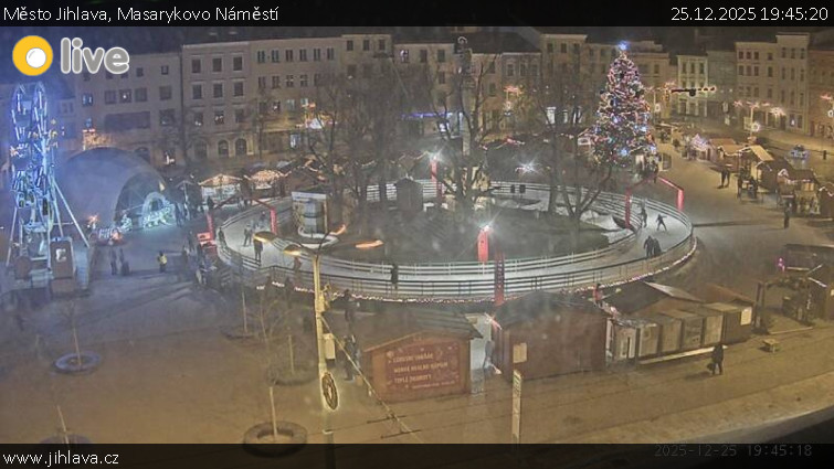 Město Jihlava - Masarykovo Náměstí - 25.12.2025 v 19:45