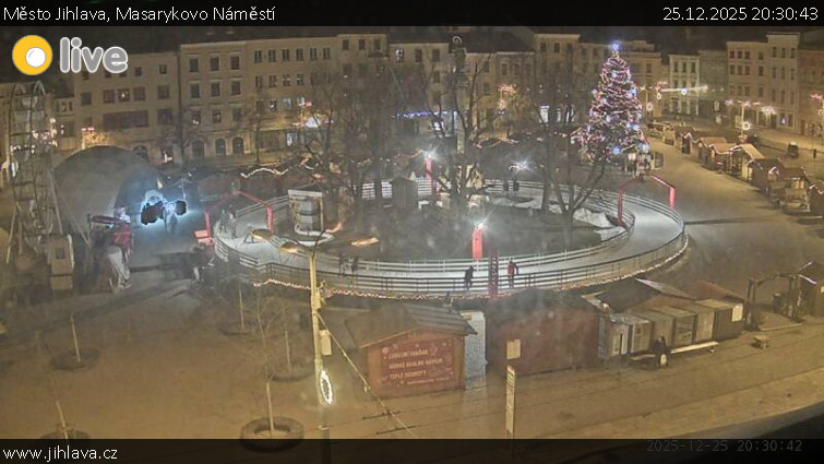 Město Jihlava - Masarykovo Náměstí - 25.12.2025 v 20:30