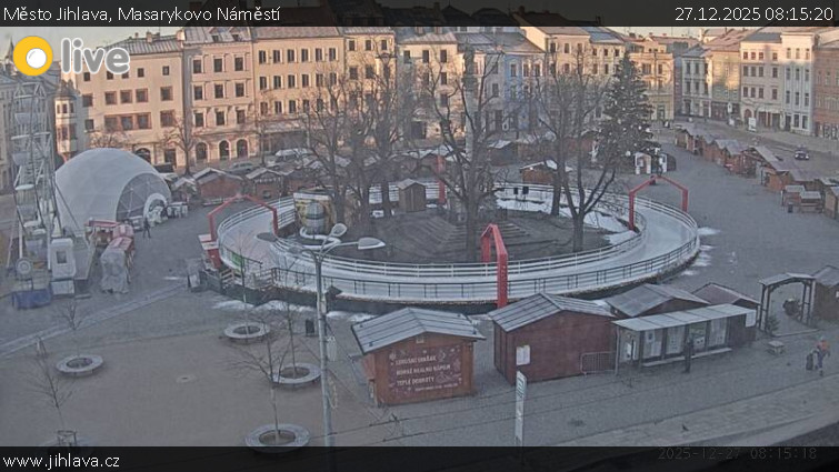 Město Jihlava - Masarykovo Náměstí - 27.12.2025 v 08:15