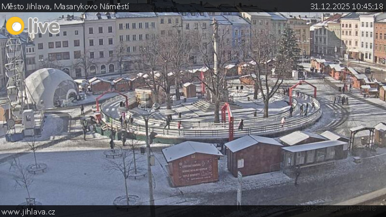 Město Jihlava - Masarykovo Náměstí - 31.12.2025 v 10:45