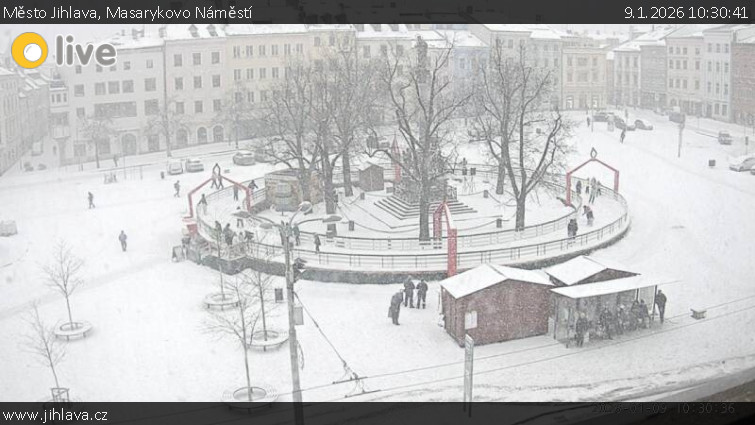 Město Jihlava - Masarykovo Náměstí - 9.1.2026 v 10:30