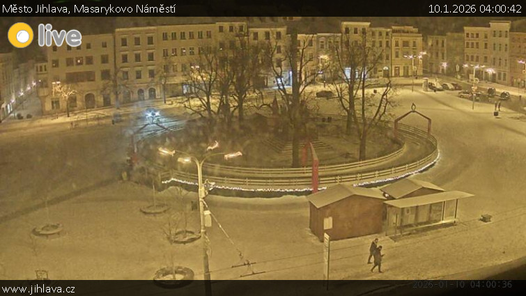 Město Jihlava - Masarykovo Náměstí - 10.1.2026 v 04:00