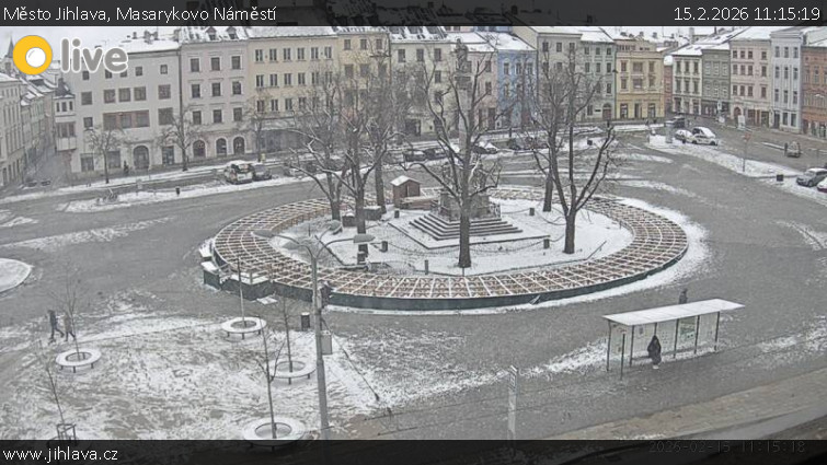 Město Jihlava - Masarykovo Náměstí - 15.2.2026 v 11:15