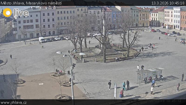 Město Jihlava - Masarykovo náměstí - 13.3.2026 v 10:45