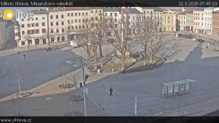 Město Jihlava - Masarykovo náměstí - 22.3.2026 v 07:45