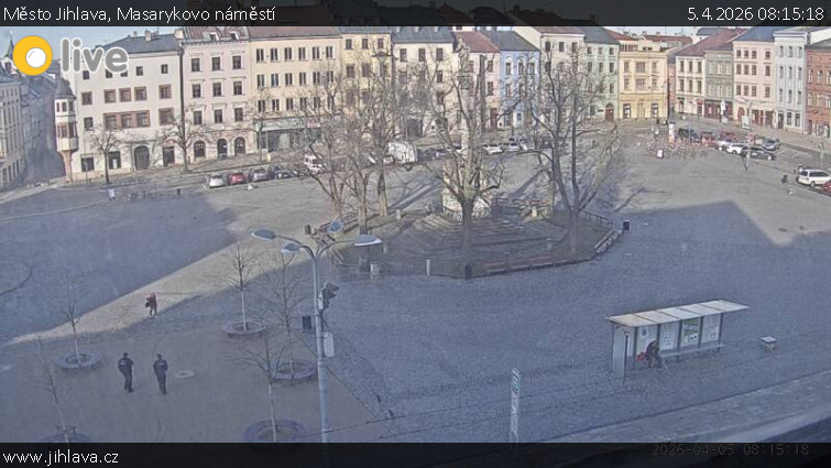 Město Jihlava - Masarykovo náměstí - 5.4.2026 v 08:15
