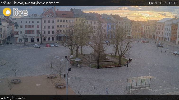 Město Jihlava - Masarykovo náměstí - 19.4.2026 v 19:15