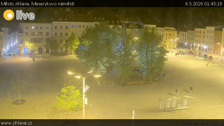 Město Jihlava - Masarykovo náměstí - 8.5.2026 v 01:45