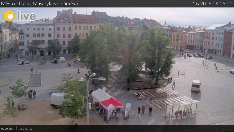 Město Jihlava - Masarykovo náměstí - 4.6.2026 v 18:15