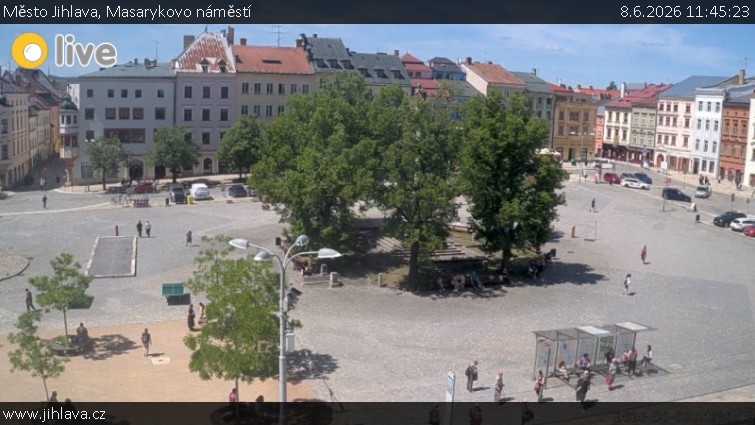 Město Jihlava - Masarykovo náměstí - 8.6.2026 v 11:45