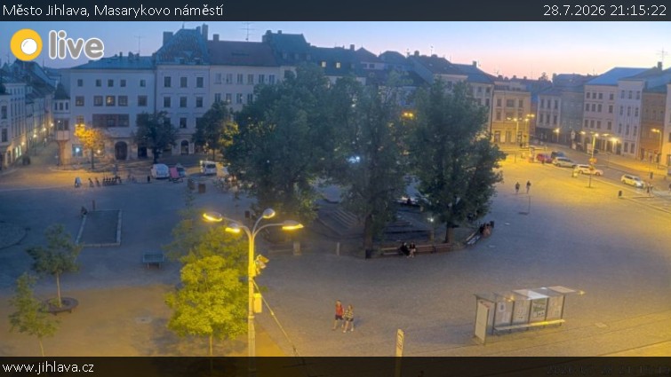 Město Jihlava - Masarykovo náměstí - 28.7.2026 v 21:15