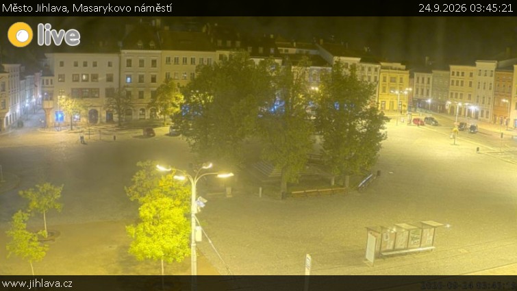Město Jihlava - Masarykovo náměstí - 24.9.2026 v 03:45