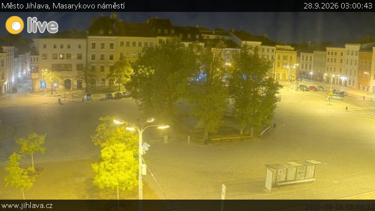 Město Jihlava - Masarykovo náměstí - 28.9.2026 v 03:00