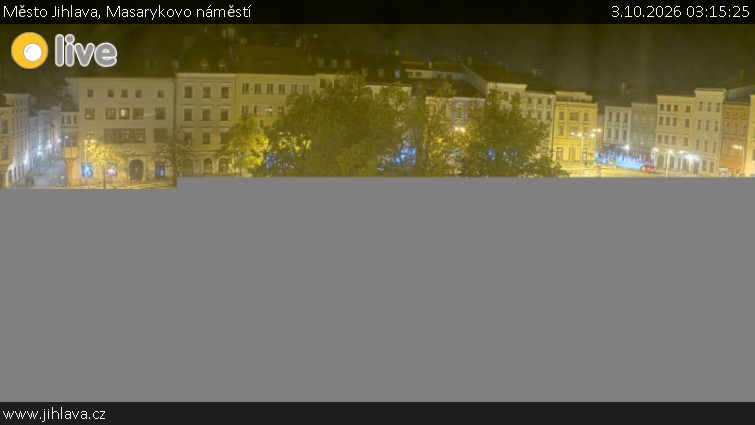 Město Jihlava - Masarykovo náměstí - 3.10.2026 v 03:15
