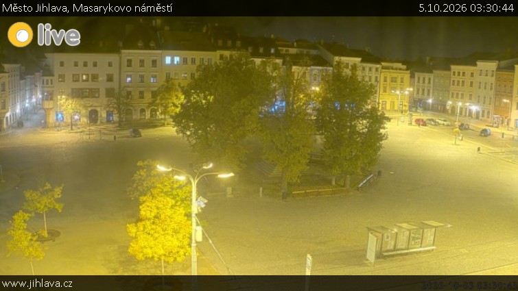 Město Jihlava - Masarykovo náměstí - 5.10.2026 v 03:30