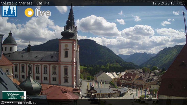 Městečko Mariazell - Basilika - 12.5.2025 v 15:00 Městečko Mariazell - Basilika - 12.5.2025 v 15:00