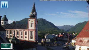 Městečko Mariazell - Basilika - 1.7.2025 v 07:00