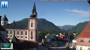 Městečko Mariazell - Basilika - 1.7.2025 v 07:15