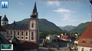 Městečko Mariazell - Basilika - 3.7.2025 v 07:45