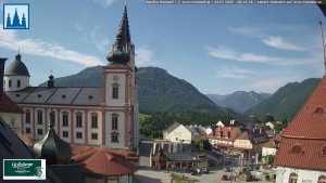 Městečko Mariazell - Basilika - 3.7.2025 v 08:45
