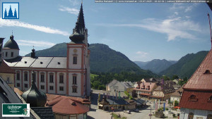 Městečko Mariazell - Basilika - 3.7.2025 v 10:45