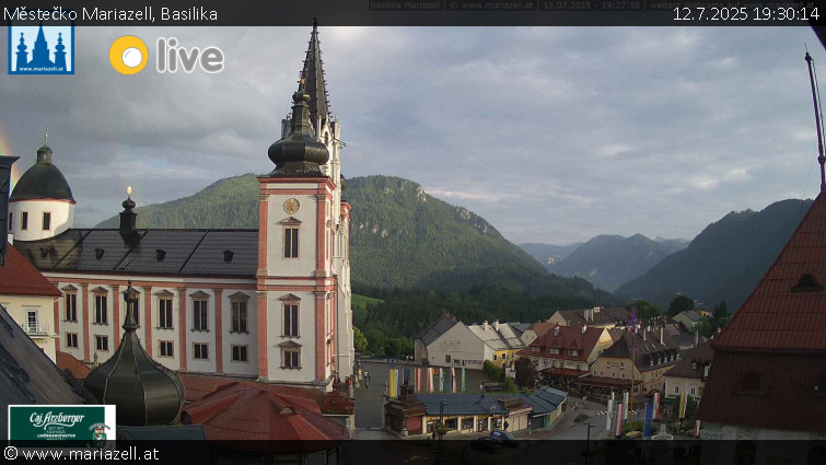 Městečko Mariazell - Basilika - 12.7.2025 v 19:30 Městečko Mariazell - Basilika - 12.7.2025 v 19:30