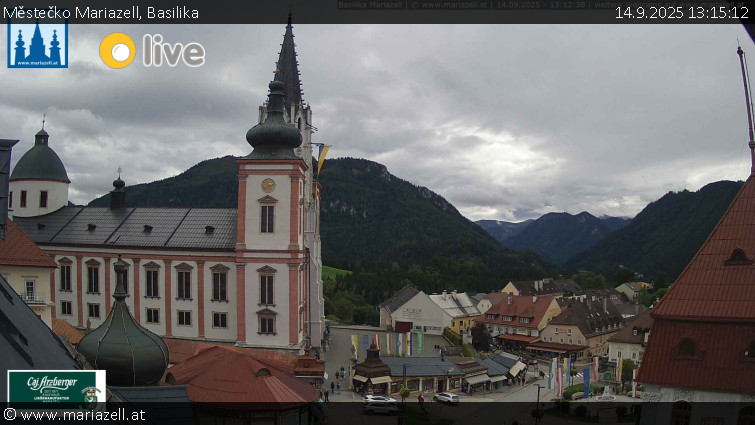 Městečko Mariazell - Basilika - 14.9.2025 v 13:15