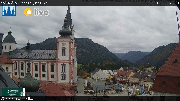 Městečko Mariazell - Basilika - 17.10.2025 v 15:45