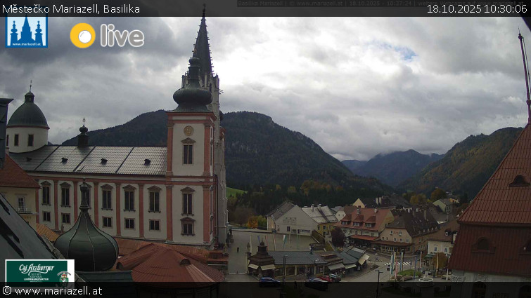 Městečko Mariazell - Basilika - 18.10.2025 v 10:30 Městečko Mariazell - Basilika - 18.10.2025 v 10:30