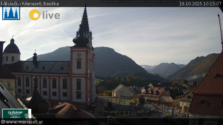 Městečko Mariazell - Basilika - 19.10.2025 v 10:15 Městečko Mariazell - Basilika - 19.10.2025 v 10:15