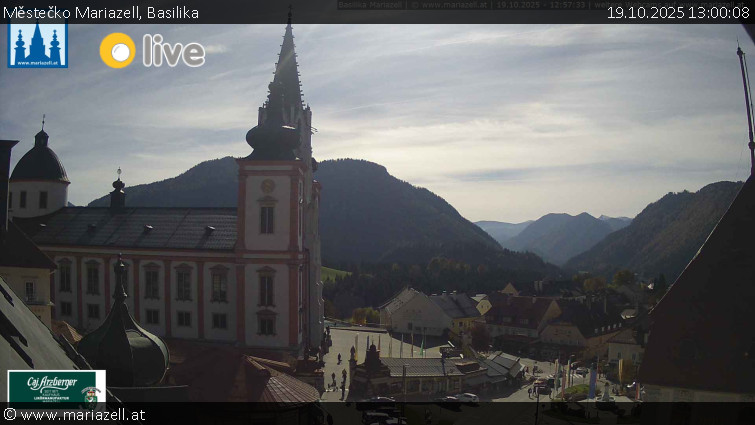 Městečko Mariazell - Basilika - 19.10.2025 v 13:00 Městečko Mariazell - Basilika - 19.10.2025 v 13:00