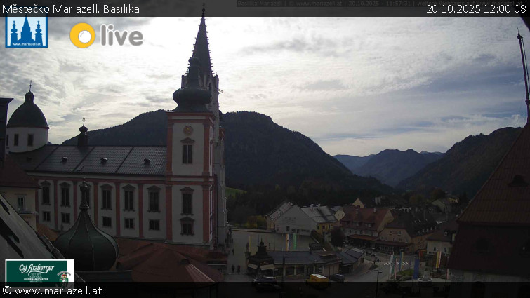 Městečko Mariazell - Basilika - 20.10.2025 v 12:00 Městečko Mariazell - Basilika - 20.10.2025 v 12:00