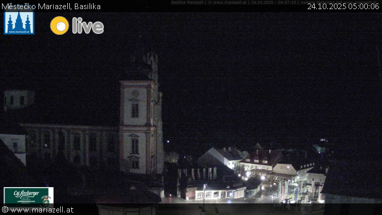Městečko Mariazell - Basilika - 24.10.2025 v 05:00