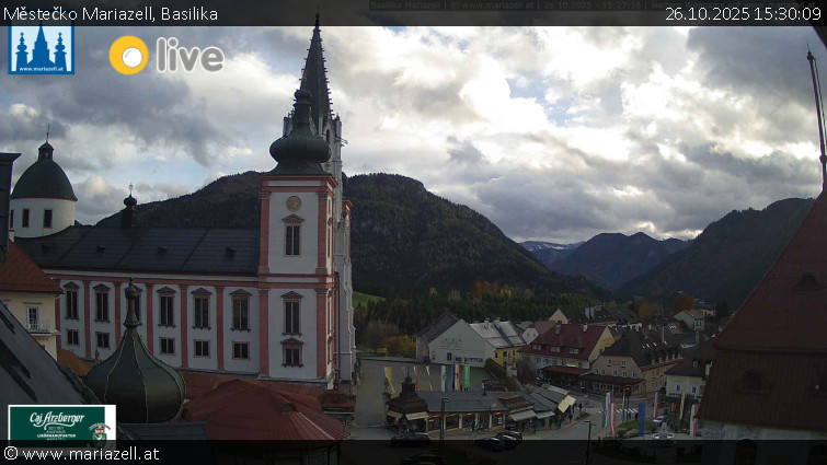 Městečko Mariazell - Basilika - 26.10.2025 v 15:30 Městečko Mariazell - Basilika - 26.10.2025 v 15:30