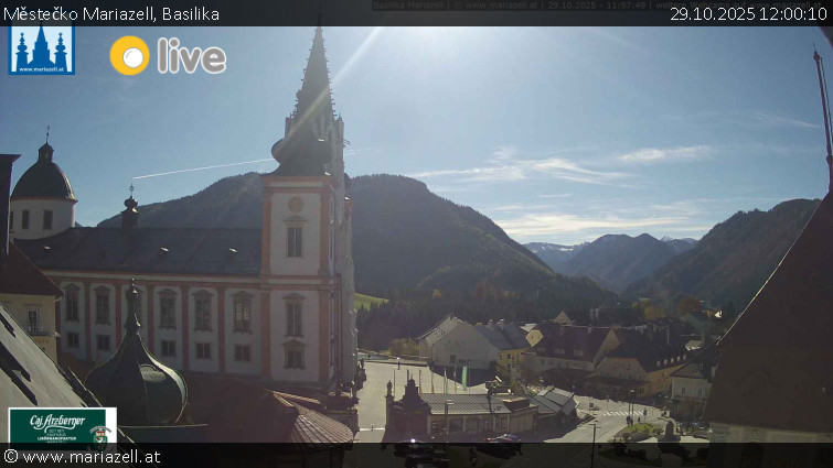 Městečko Mariazell - Basilika - 29.10.2025 v 12:00 Městečko Mariazell - Basilika - 29.10.2025 v 12:00