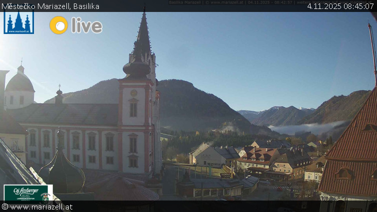 Městečko Mariazell - Basilika - 4.11.2025 v 08:45