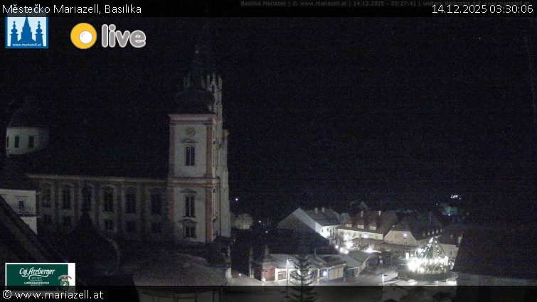 Městečko Mariazell - Basilika - 14.12.2025 v 03:30