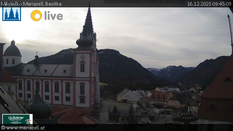 Městečko Mariazell - Basilika - 16.12.2025 v 09:45