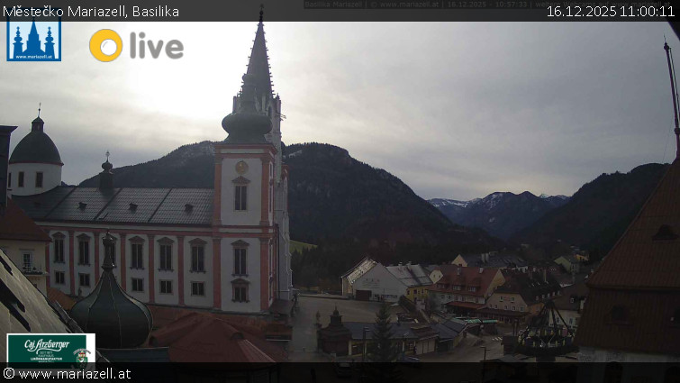 Městečko Mariazell - Basilika - 16.12.2025 v 11:00