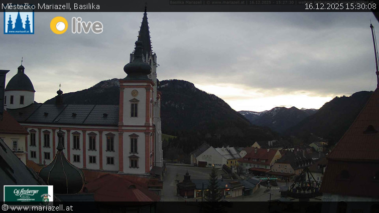 Městečko Mariazell - Basilika - 16.12.2025 v 15:30