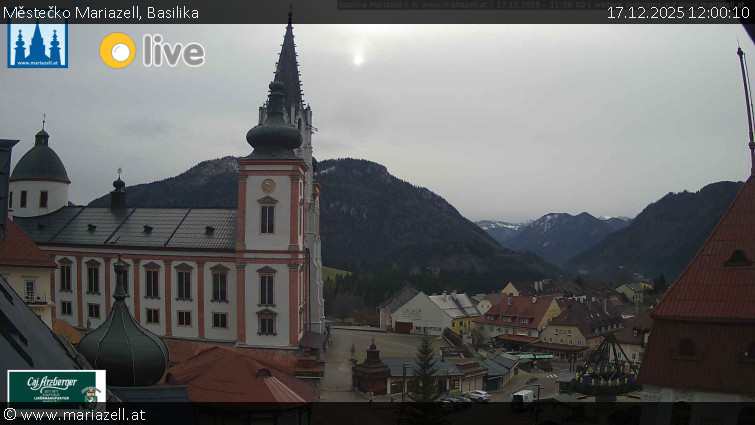 Městečko Mariazell - Basilika - 17.12.2025 v 12:00