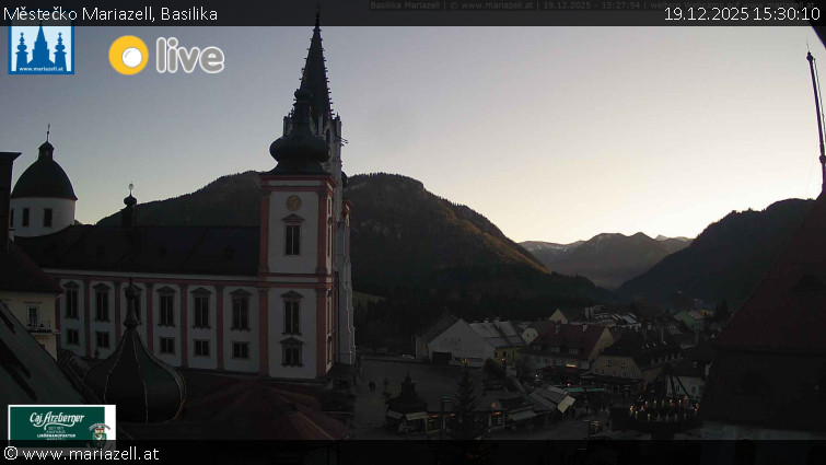 Městečko Mariazell - Basilika - 19.12.2025 v 15:30