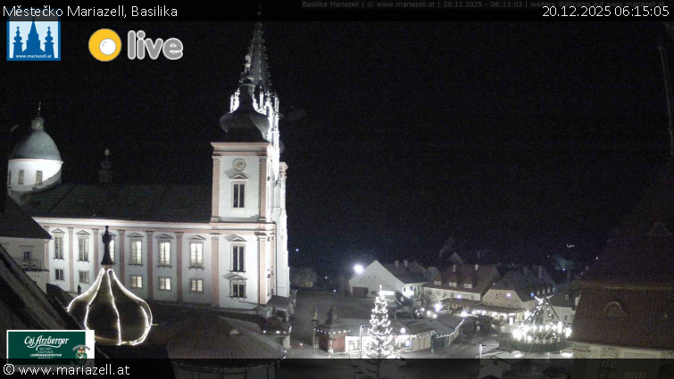 Městečko Mariazell - Basilika - 20.12.2025 v 06:15