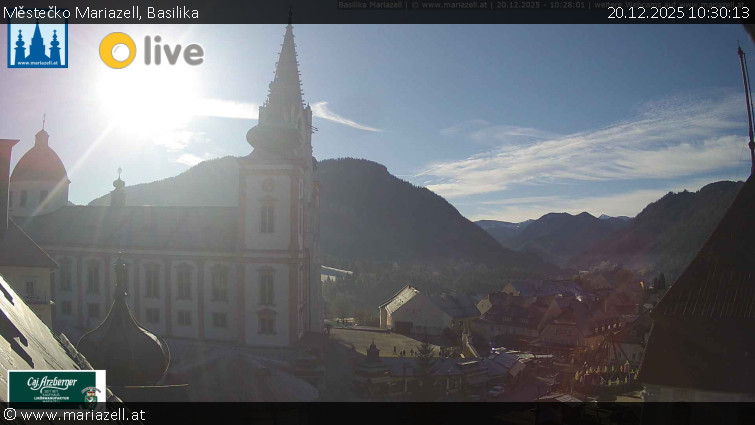 Městečko Mariazell - Basilika - 20.12.2025 v 10:30