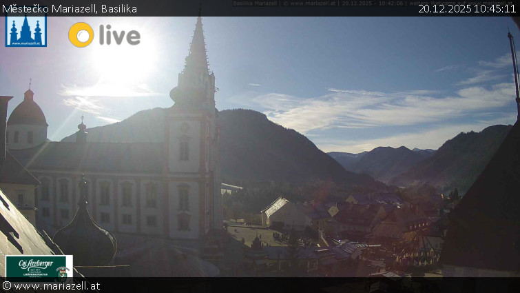 Městečko Mariazell - Basilika - 20.12.2025 v 10:45