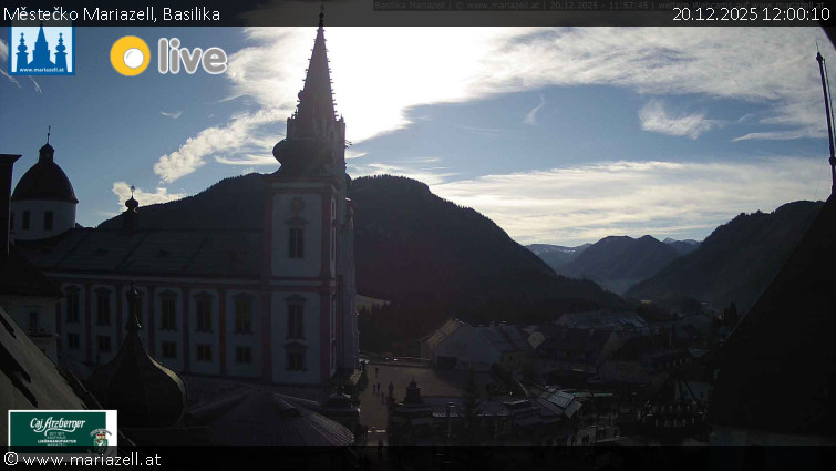 Městečko Mariazell - Basilika - 20.12.2025 v 12:00