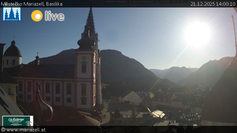 Městečko Mariazell - Basilika - 21.12.2025 v 14:00