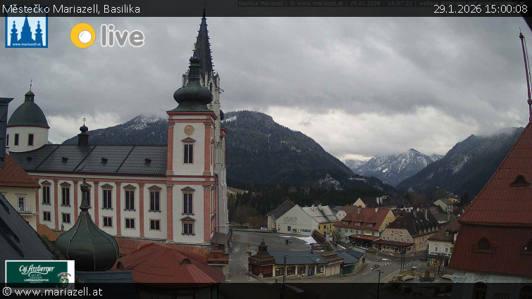 Městečko Mariazell - Basilika - 29.1.2026 v 15:00